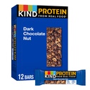 KIND proteïne snackbar, donkere chocoladenoot, gezonde snacks, glutenvrij, 12g plantaardige proteïne, 12 Tellen