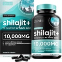 Thinbi Pure Himalaya Shilajit Biologische Capsules met Fulvinezuur en sporenmineralen - 90 Tel.