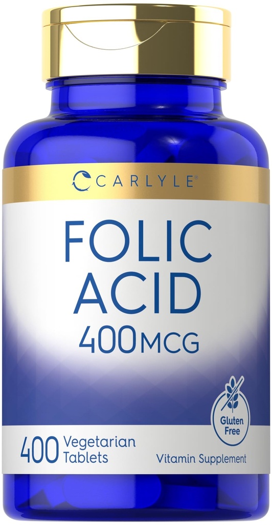 Carlyle Folic Acid 400 mcg | 400 Tablets