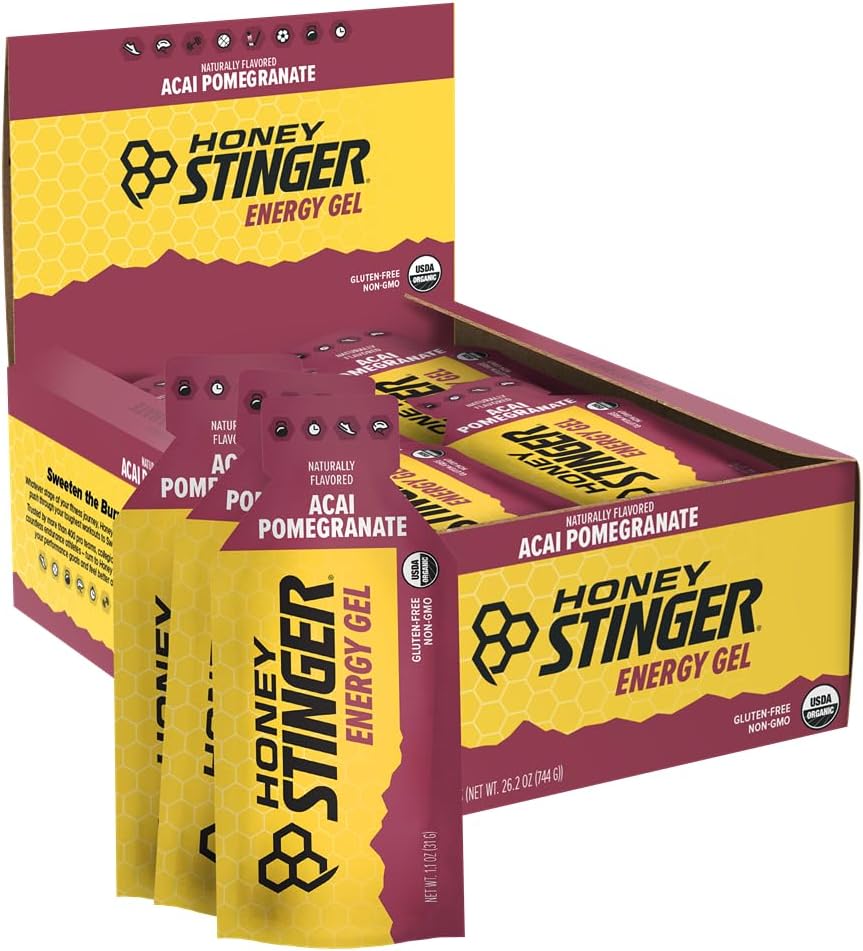 HONEY STINGER Biologische Acai Pomegrante Energy Gel, 1.3 OZ