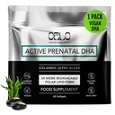 Orlo PRENATAL DHA - Prenatale DHA Omega 3 Supplement - Triple Strength Omega3s - Vegan DHA & EPA - Algen Omega-3 Olie - Ondersteunt Hersenontwikkeling tijdens zwangerschap en borstvoeding (60 Mini Softgels)