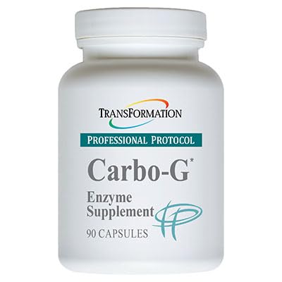 TRANSFORMATIE VAN DE GENESIS VAN GOEDE GEZONDHEIDS ENzymeN Carbo-G Hoge potentie Enzyme Blend Formula Supplement met Probiotica en Kruiden voor Carbohydraat Breakdown, Nutriënt Absorptie, 90 Capsules