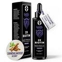 Concentration de biotine Thickener & Softener - 2 oz avec huile de ricin, huile de romarin et vitamines - Santalwood Scent pour les hommes