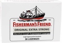 Fisherman's Friend Original Extra Strong Menthol Cough Suppressant Lozenges - 38 Lozen, Pack van 3
