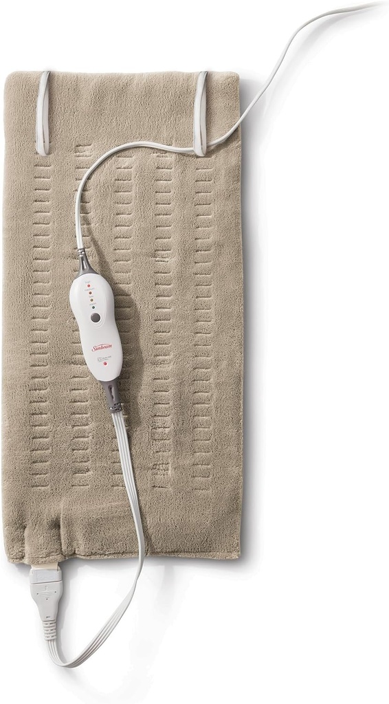Sunbeam Premium zonnestraal Verwarmingskussen met Compacte opslag King Size Beige