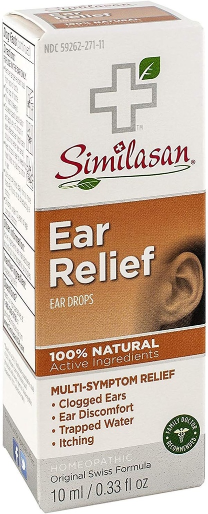 Similasan Earache Relief Oordruppels 10 ml (3 verpakkingen)