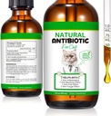 60ML Antibiotica voor katten, Premium Cat Antibiotica Supplement, Katten Multivitamine, Natuurlijke Antibiotica voor katten, Cat Antibiotica, Cat Antibiotica Ondersteunt Immune & Katten Allergie Relief-2 Fl Oz