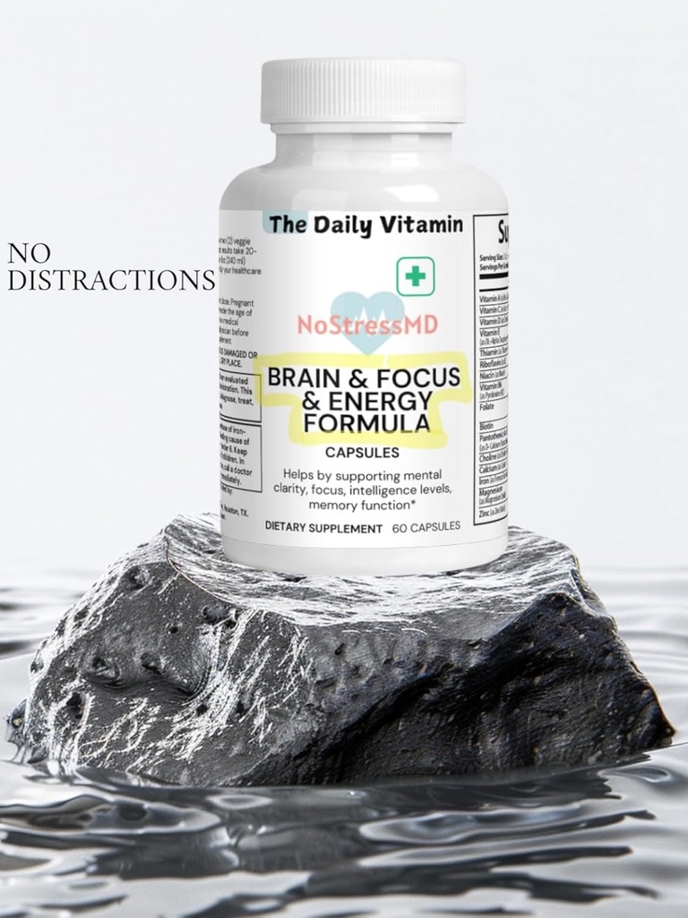 Chakra Wealth Brain and Focus Chakra Brain & Focus Supplements Maximaliseer productiviteit en minimaliseer afleiding (60 capsules)