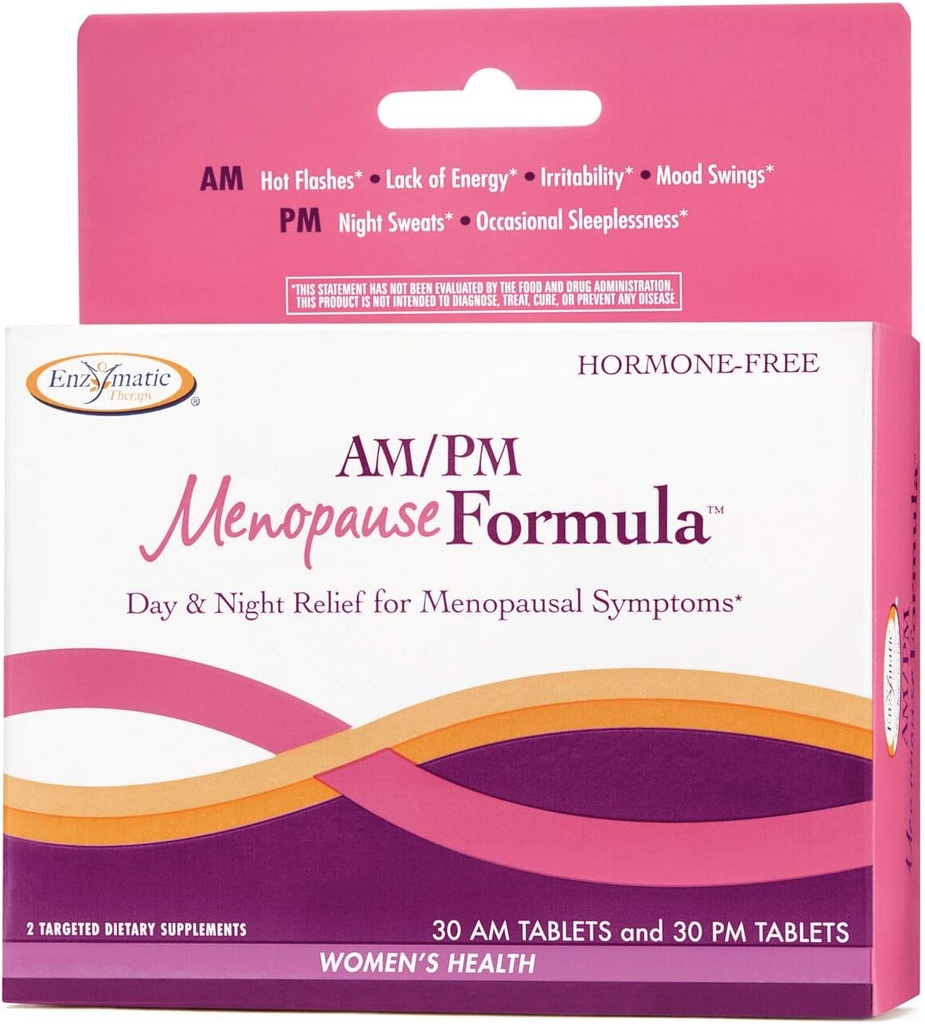 Enzymatische therapie - AM/PM Menopauze Formule - 60 tabbladen