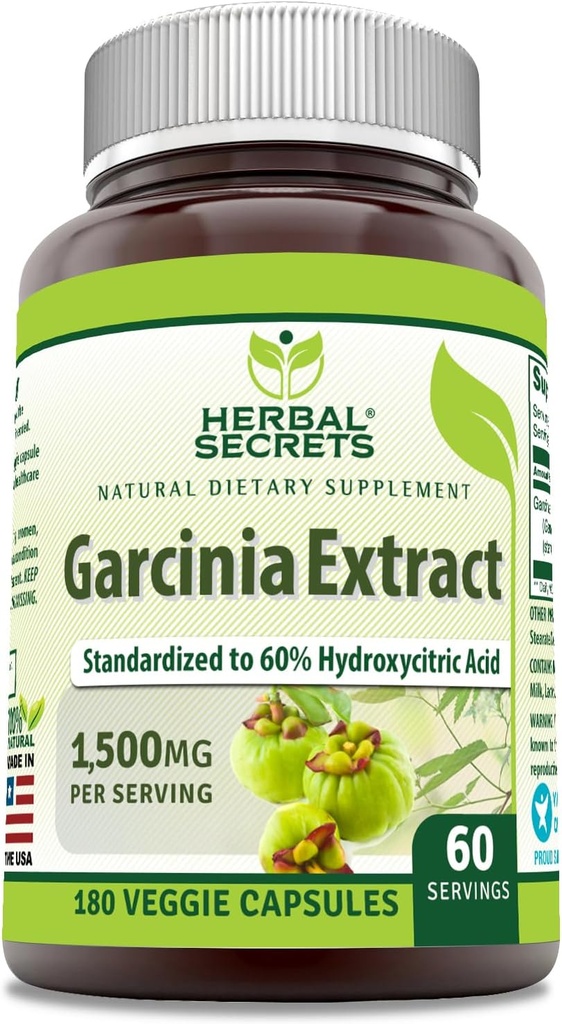 Herbal Secrets Garcinia Extract Supplement 