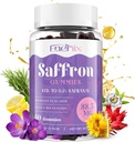 Saffron Gummies 88.5 mg met Magnesium, Max Strength Saffron Supplementen met St. John