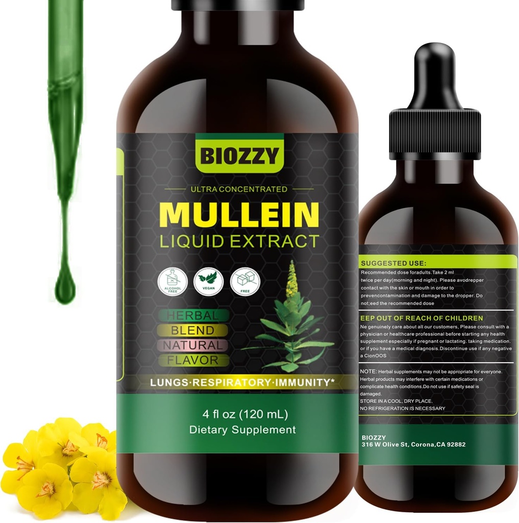 Generieke Mullein Drops voor Lungs 