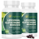 oumebiu Liposomale Glutathion 2000 MG, 10x Betere absorptie, Glutathion Supplement met Hyaluronzuur+Collagen Peptide+Resveratrol, Krachtig Antioxidant, Gezondheid Veroudering, Immune Health, 120 Tel.