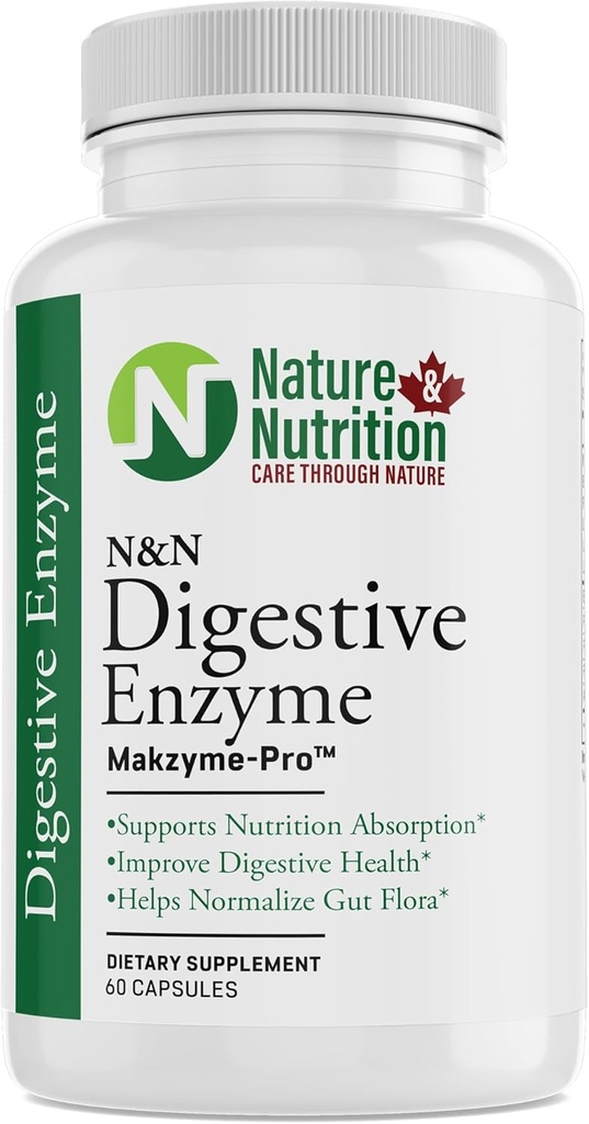 Nature & Nutrition DIGESTIVE ENZYME, MAKZYME-PRO TM, 60 Telling (pakket 1)
