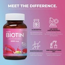 Biotine tabletten voor het haar, de huid en de nagels Biotine vitamine B7 tabletten voor mannen en vrouwen 