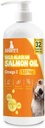 Alaska Salmon Oil for Dogs & Cats - Omega 3 EPA DHA Fish Oil for Healthy Skin & Coat, Joint & Bone Support, Allergie Relief, & Ontsteking Defense - 32oz All-Natural Liquid Supplement