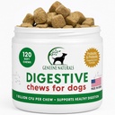 Digestief supplement voor honden - Aanbevolen Probiotica Kauwen door FurParents - Verbetert spijsverterings- en darmgezondheid, helpt met diarree, overstuur maag, slechte adem en constipatie, 120 Tel.