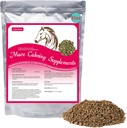 Horse Calming Supplement Natural Raspberry Leaf 35 OZ- Verlicht angst, prikkelbaarheid, en oncomfort in Mares tijdens Heat Cycles - Ook Magic Geschikt voor Geldings