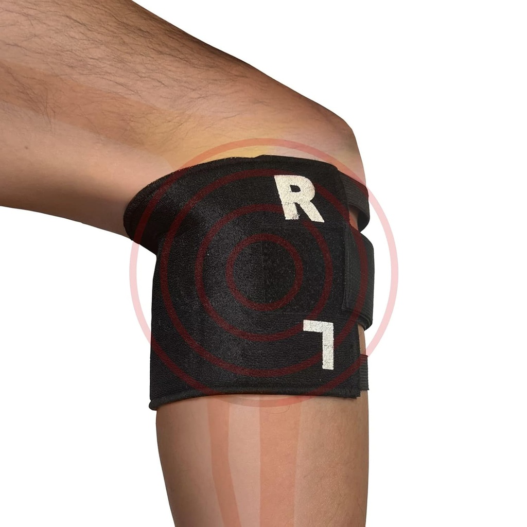 Knie Brace voor Sciatica zoals gezien op TV met drukpunt Brace Relieve Acupressure Leg Sciatica, verstelbare zelfverwarmende knie Support Wraps & pijnverlichting voor mannen en vrouwen (CL-1)