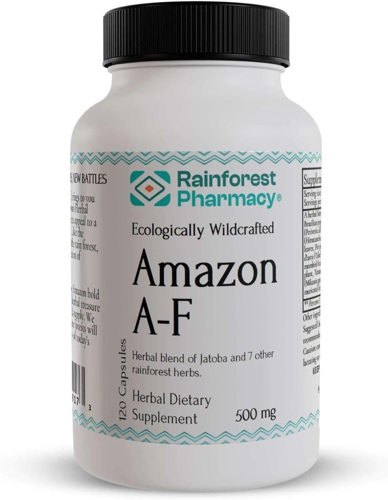 Rainforest Apotheek A-F Kruidensupplement met Jatoba, PAU D