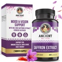 Ancient Bliss Saffron Extract Capsules Mood & Eye Support Supplement, Saffraan Extract Apetite Suppressant Weight Management voor vrouwen en mannen (60 capsules)