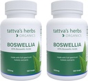Tattva's kruiden Boswellia Serrata supplement, Boswellia Extract Capsules, Joint Support Supplement, CO2 Extract, Boswellia Complex Powder, 2-pack, 240 Tel, 500 mg - 25 Jaar Premium Service