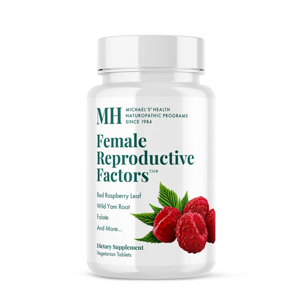 Santé de MICHAEL Programmes naturopathiques Facteurs reproductifs féminins - 60 comprimés végétariens - Nutriments à l'appui d'une conception et d'une grossesse saines - 20 portions