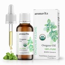Essentiële Organische Olie van Oregano-100% Pure Onverdunde Griekse Oregano Olie met Carvacrol - Meer dan 86%, Non-GMO, Extra Sterkte Oregano Olie Biologische Liquid Drops, 1 FL.OZ/30ml