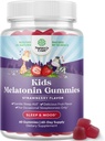 Natures Craft Melatonine Gummies voor kinderen slaapondersteuning - Hassle-Free Kids Melatonine Gummies voor Mood Ondersteuning - Heerlijke en Tummy Friendly Gummy 1 Mg Little Ones Non-GMO Gluten Gratis en Halal