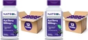 Natrol Acai Berry, Dieetsupplement, Antioxidant Protection & Defense, The Ultimate Super Fruit, 1000 mg Veggie Capsules, 75 Tellen (Pack of 24)