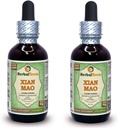 Xian Mao, Curculigo (Curculigo Orchioides) Glycérite, poudre de racine séchée organique Extrait liquide sans alcool (marque: HerbalTerra, fièrement fabriqué aux États-Unis) 2x2 fl.oz (2x60 ml)