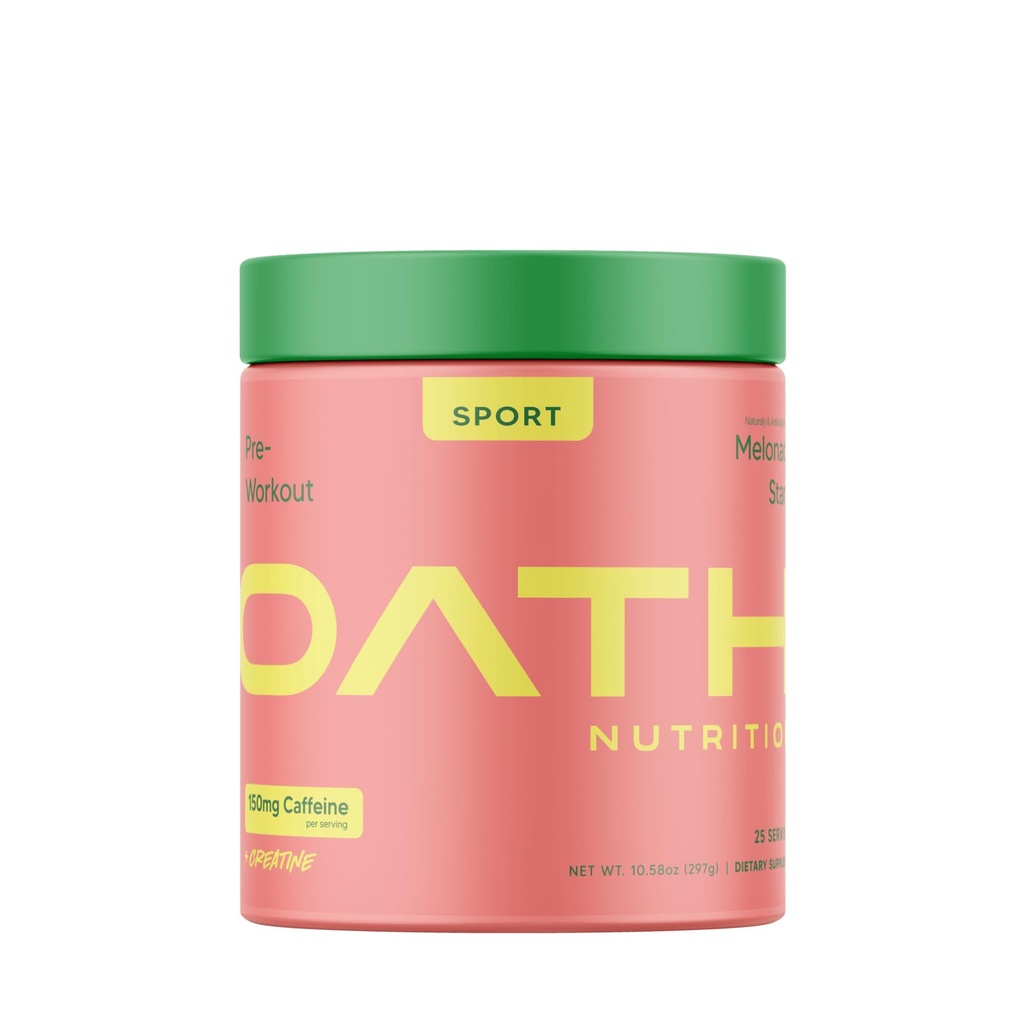 Eed Voeding Sport Sugar Gratis pre-workout poeder, Melonade Stand, Bevat Creatine Monohydraat, Cafeïne en Beta Alanine, Pre-workout poeder voor vrouwen en mannen, 25 porties