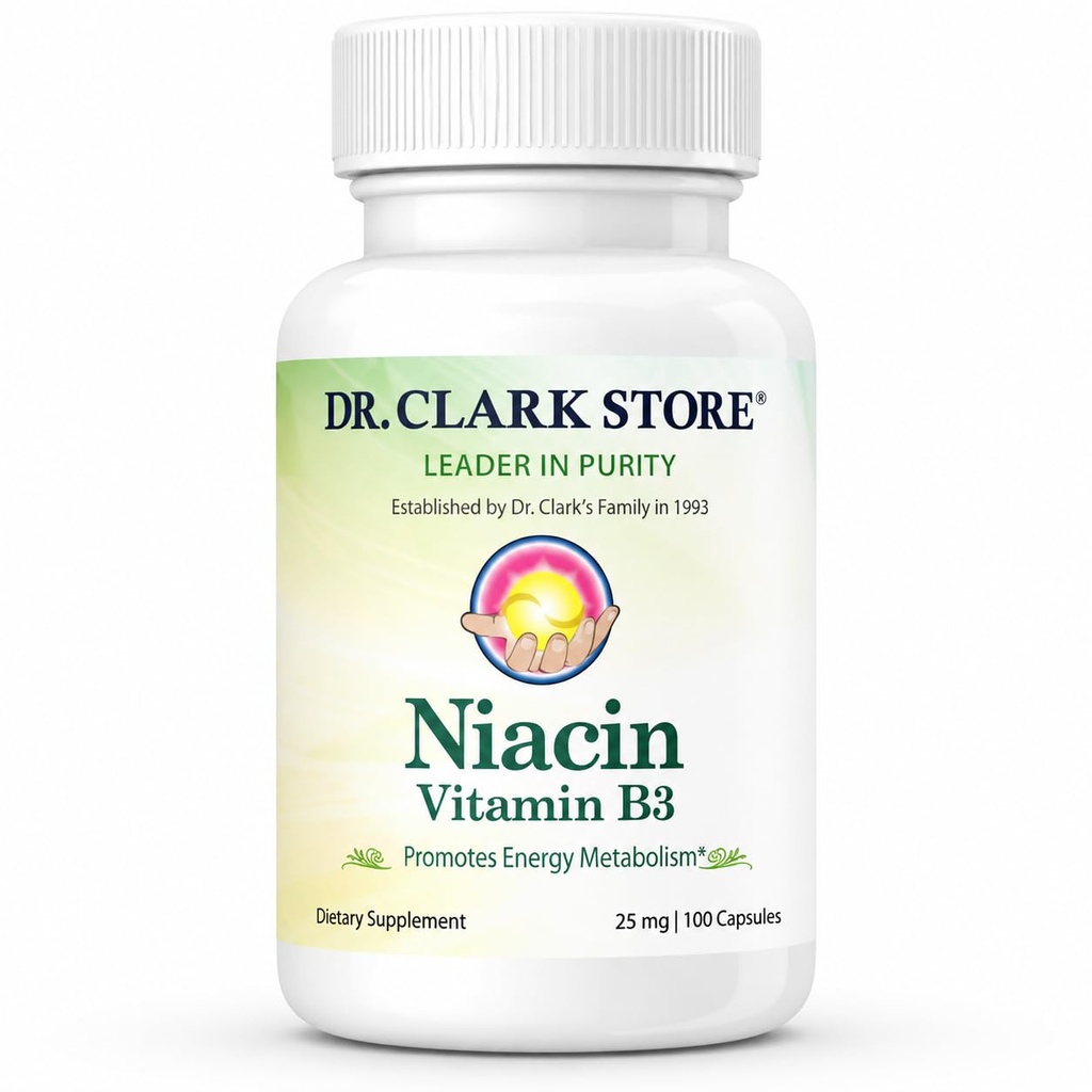 Dr. Clark Niacin (Vitamine B3) Supplement 