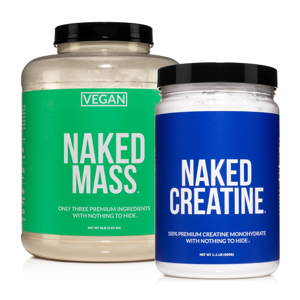 NAKED Sojavrije eiwitbundel: 8LB Vegan Mass Create