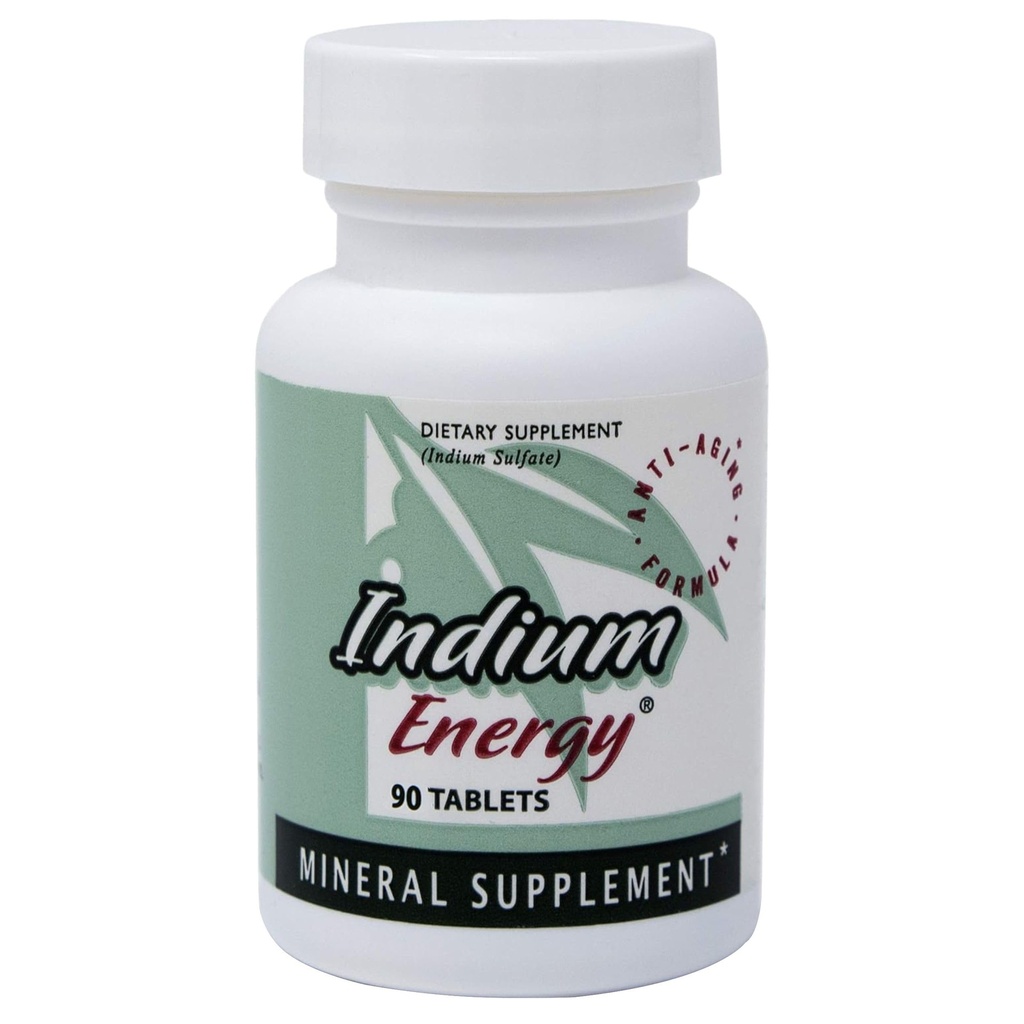 EAST PARK Onderzoek - Indium Energie - Alle natuurlijke Indium Krachtige anti-aging ondersteuning - Helpt verhogen van energie en ondersteunt geestelijke helderheid, slaap, gewrichten en algehele gevoel van welzijn