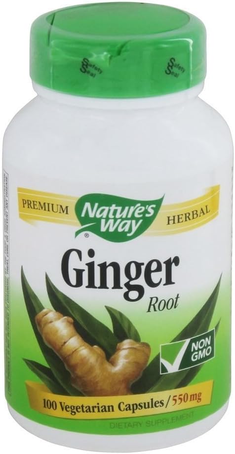 Nature's Way Ginger Root, Capsules végétariennes