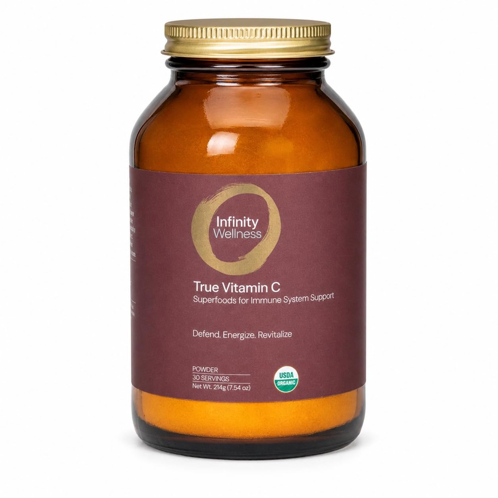 Infinity-C Organic Whole-Food Sourced Vitamin C Powder 