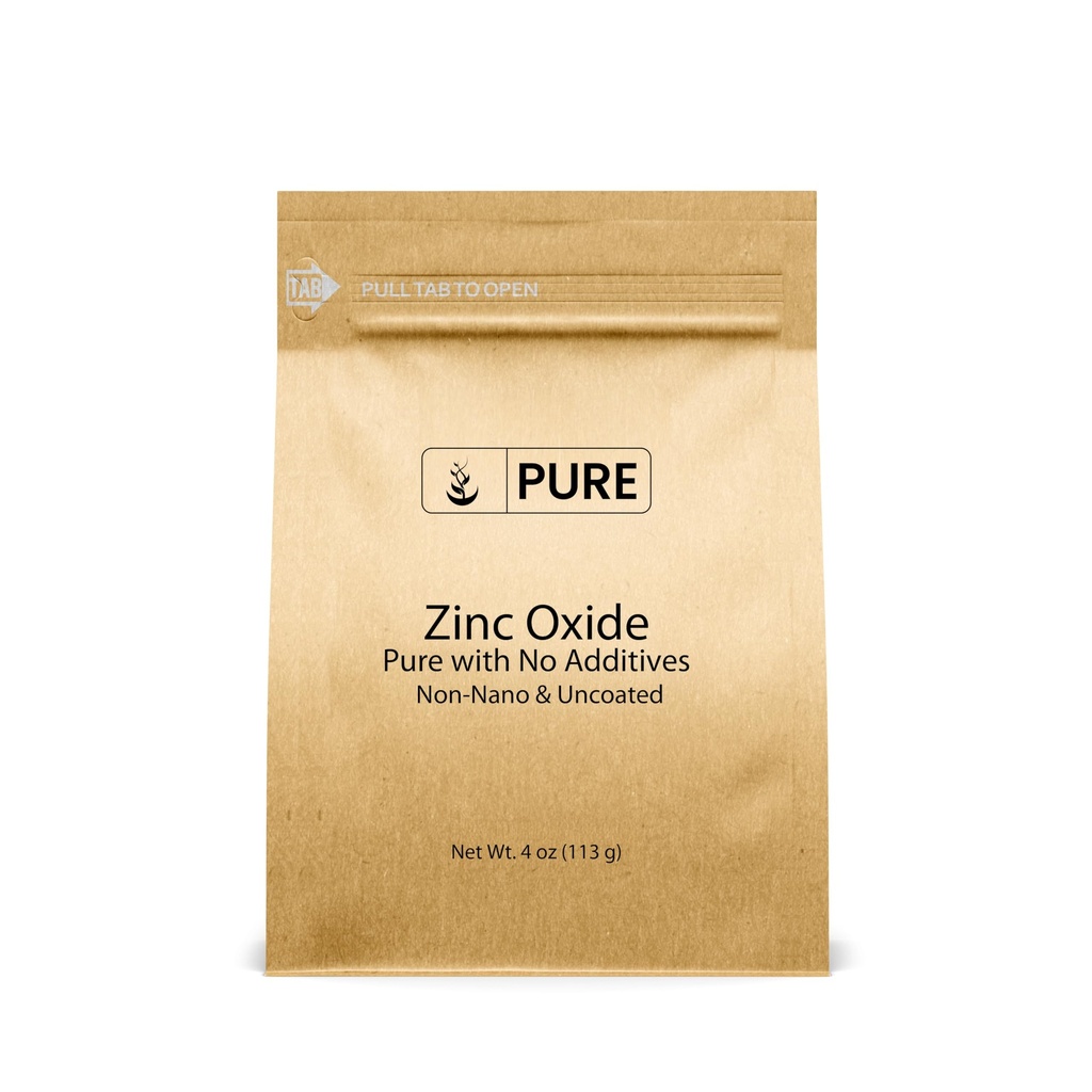 Pure originele ingrediënten Zinkoxide, Ecovriendelijke verpakking, Non-Nano (4 Ounce)