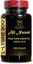 L-LYSINE SUPPLEMENT AMINO ACIDEN - Lysine ondersteuning van de immuungezondheid, gezonde spierontwikkeling, ondersteuning van Aminozuren, L-Lysine supplement voor oog, Wellness ondersteuning - 1 fles 100 Tellingen