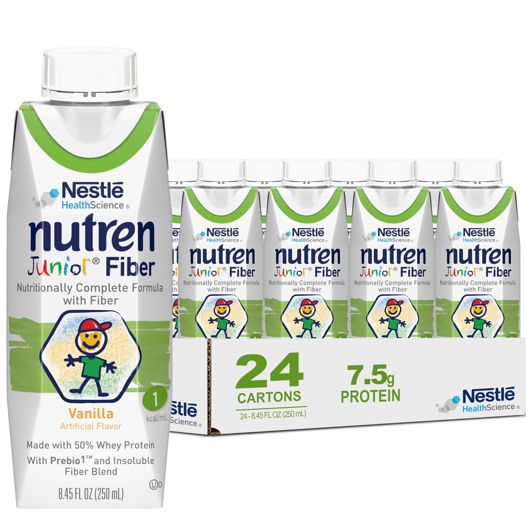 Nutren Junior Fiber Vanilla, 24 Tel.