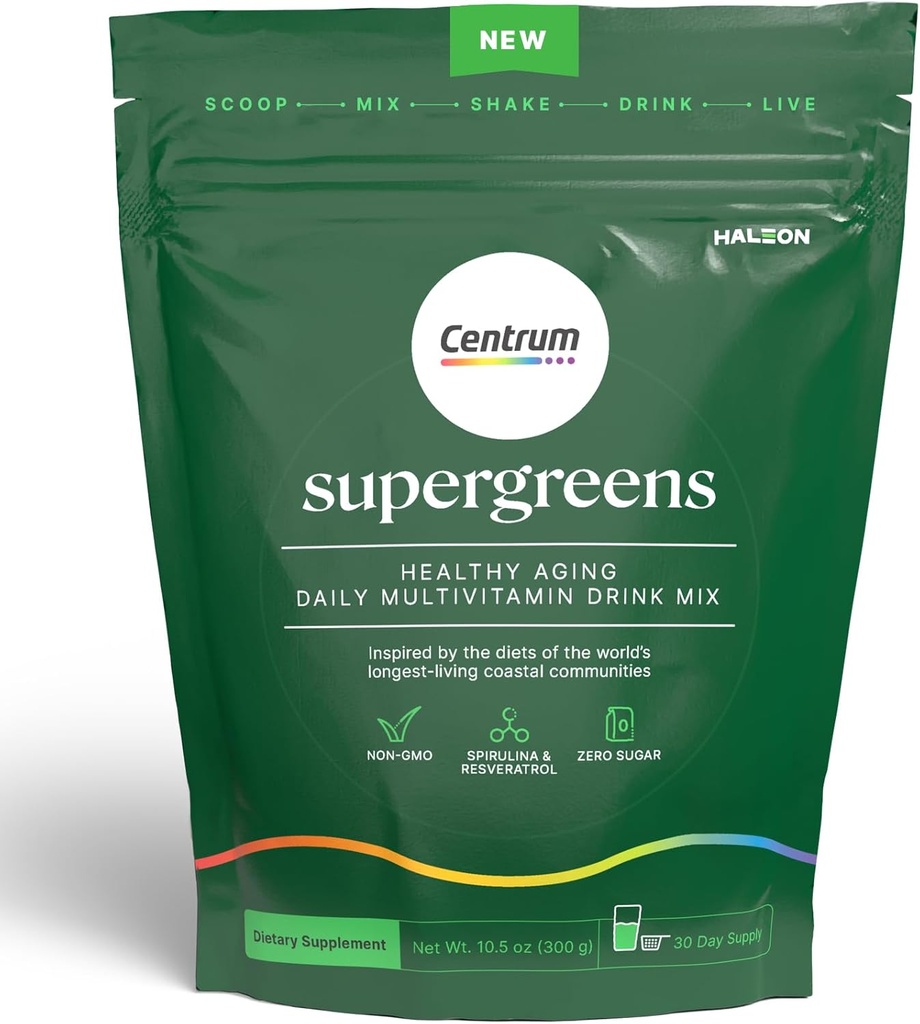 Centrum Supergreens - Superfood Poeder & Multivitamine voor volwassenen 