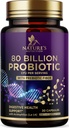 Probiotische Supplement 80 miljard CFU + Prebiotica, Acidophilus Probiotic Ondersteunt Immune System & Digestieve Gezondheid, Ondersteunt Occasional Constipatie, Supplement voor Vrouwen Vrouwelijke Gezondheid - 30 Capsules
