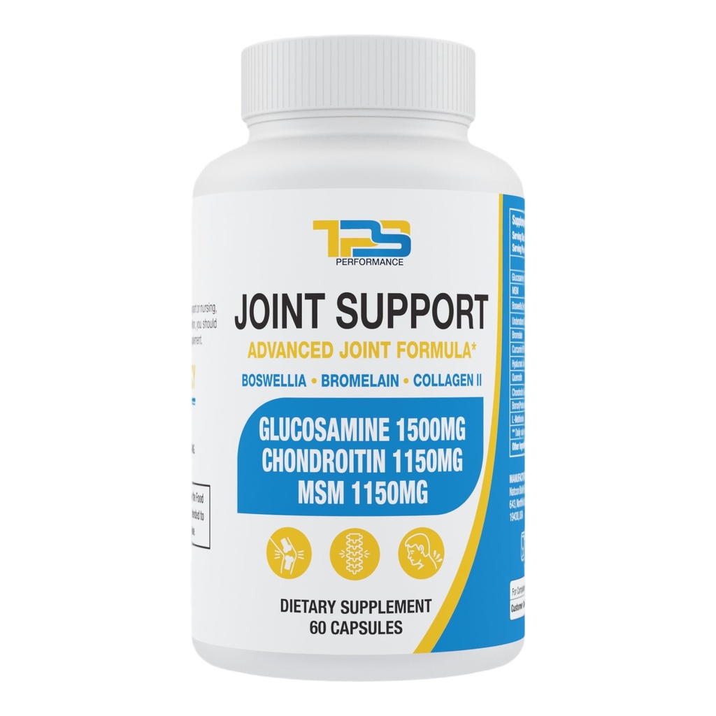Joint Support Supplement: Glucosamine Chondroitin MSM 60 capsules