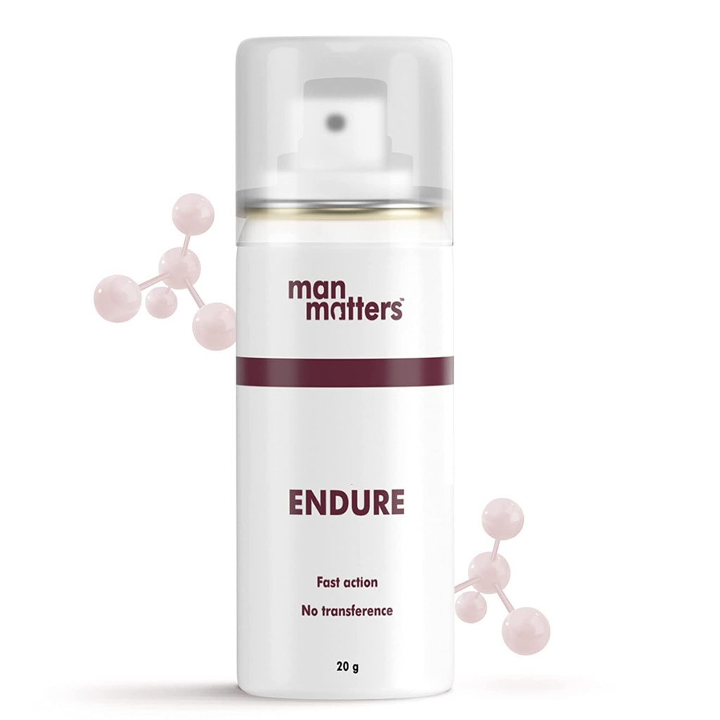Vette Mans Matt ENDURE Long Last Non Transferable Spray voor mannen 20 gram