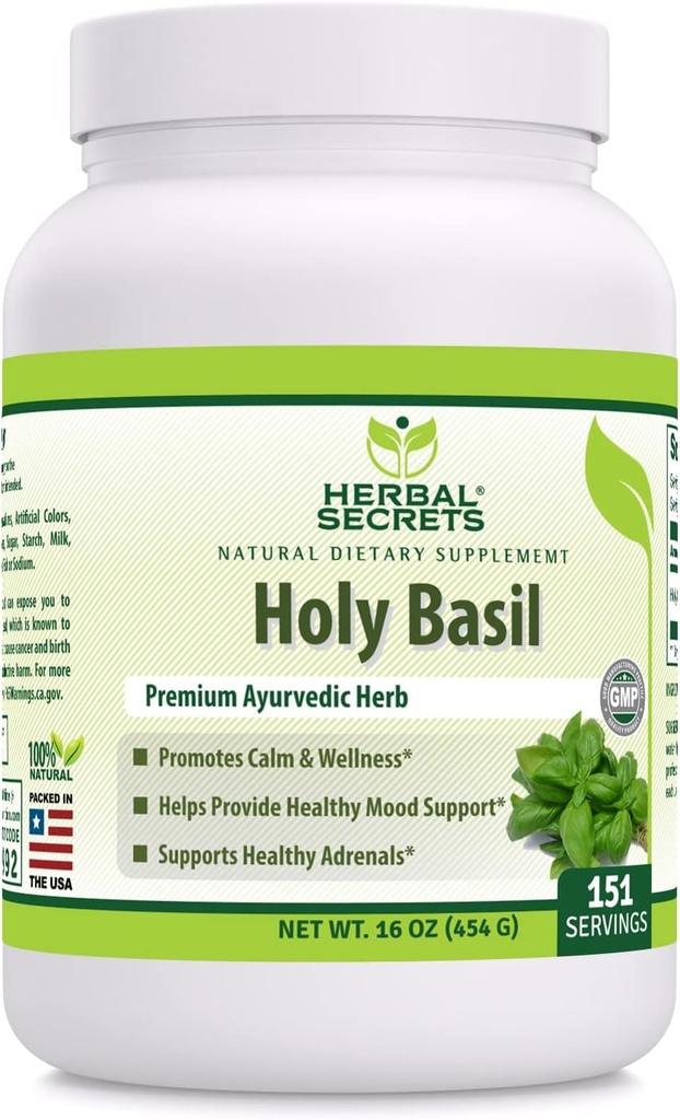 Kruidengeheimen Holy Basil Powder Supplement 