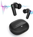 Airbeat 1 ANC Noise Cancelling True draadloze oordopjes met microfoon, Enhanced Bass Bluetooth 5.3 in-ear hoofdtelefoon met High Power Titanium Drivers, 48H Playtime, ENC voor Crystal Clear Call Black