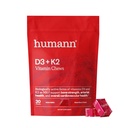 Vitamine humaine D3 Chews - Vitamine haute puissance D 5000iu (125mcg) aide à soutenir l'humeur saine, l'immunité, la santé respiratoire et la santé des os, mélange de berry flavor, 30-Count