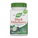 Nature's Way Zwarte Vlierbes Capsules, Traditionele Immune Support* Supplement met Vlierbes en Vlierbloesem, Plant Powered, 100 Capsules (Verpakking mei Vary)