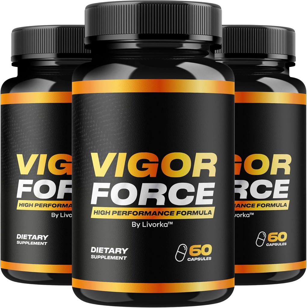 (3 Pack) Vigor Force Pillen, Vigo Force for Men, Vigo Force Capsules, Vigo Force, Vigo Force Formula, Vigo Force Advanced Formula, Vigo Force Review, 180 Capsules voor 3 maanden