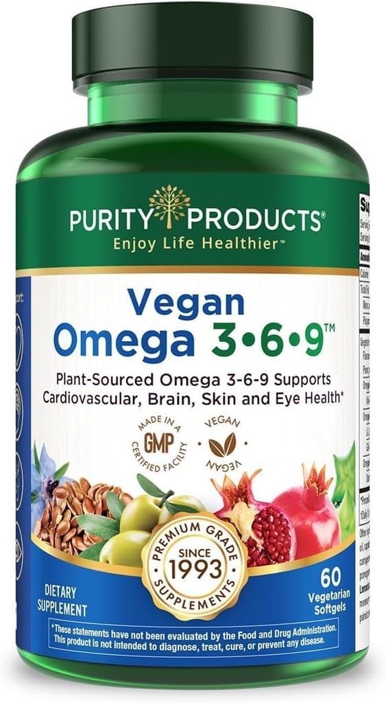 Zuiverheid Producten Omega 3-6-9 Veganistische en vegetarische formule - 